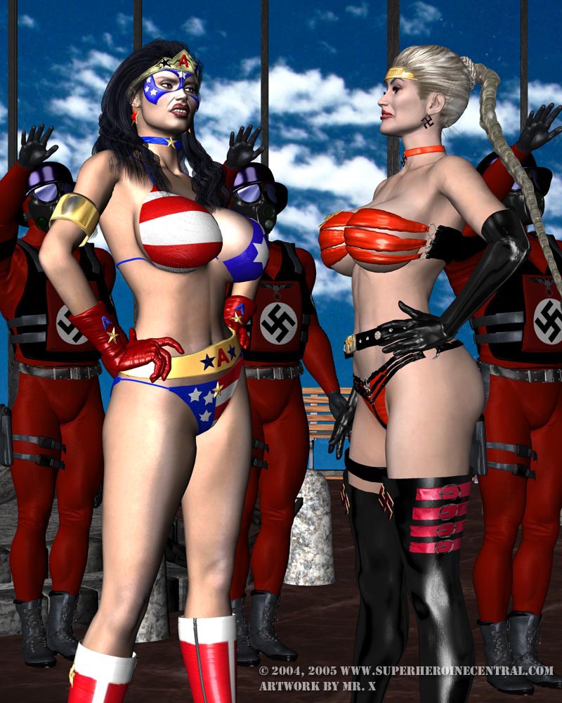Sample pic from Ms. Americana vs. The Fourth Reich 
